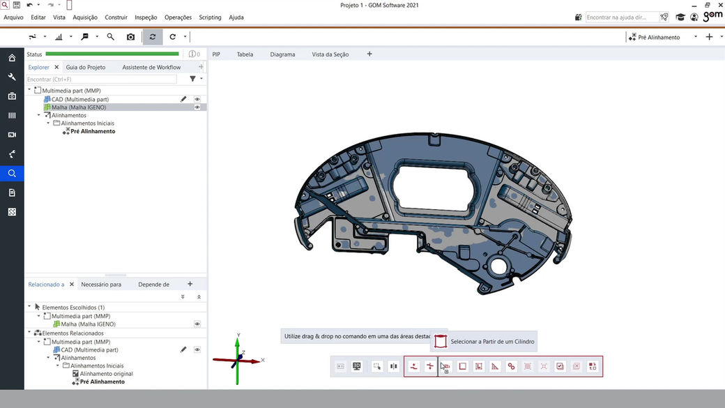 Personalizando a Barra de Seleção